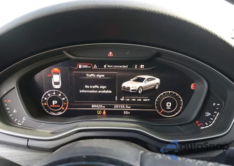 2018 Audi A5 2.0T Premium from USA, damaged, VIN WAUCNCF59JA010540